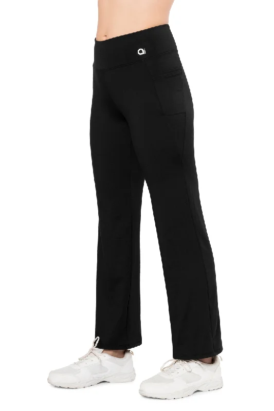 underwire bras with maximum supportFlaunt Flared High Rise Travel Pants - Jet Black
