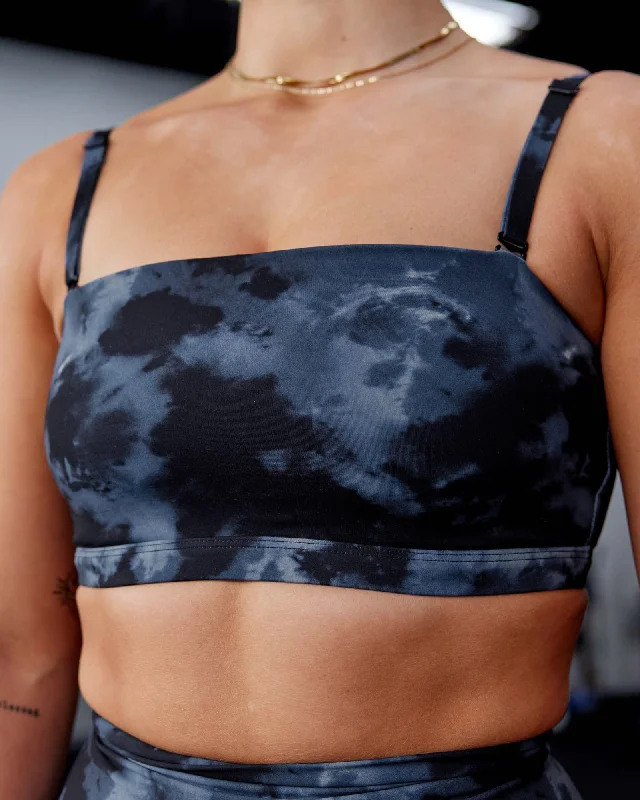 supportive underwire bras for large bustsInspire Sports Bra - Tie Dye-Midnight