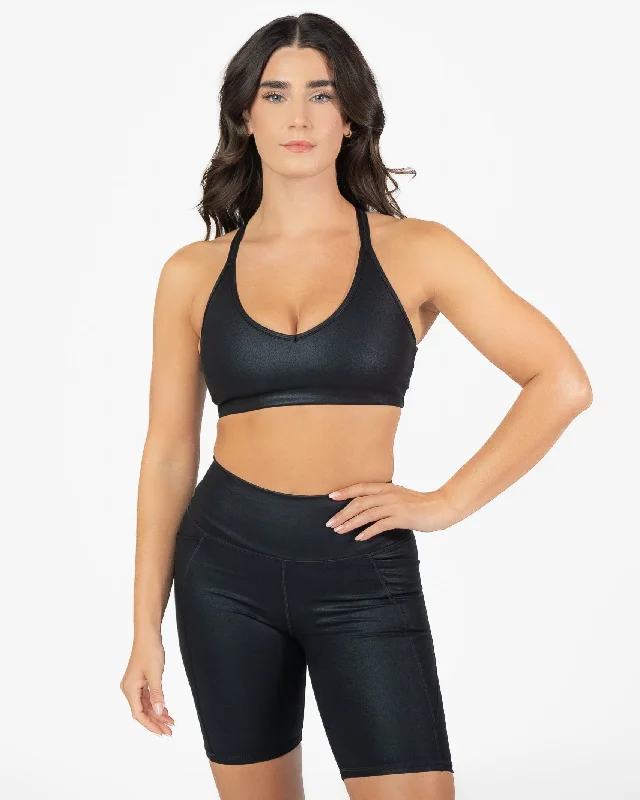sleep bras for all night comfortSkin Move Bra - Black Shimmer Foil