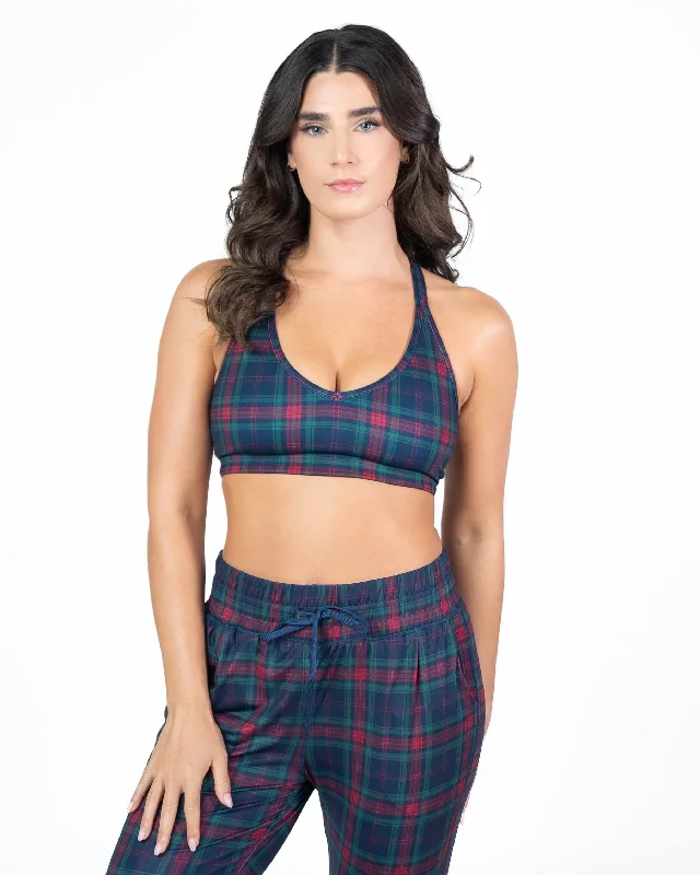 wireless bras for a natural feelSkin Move Bra - Holiday Plaid