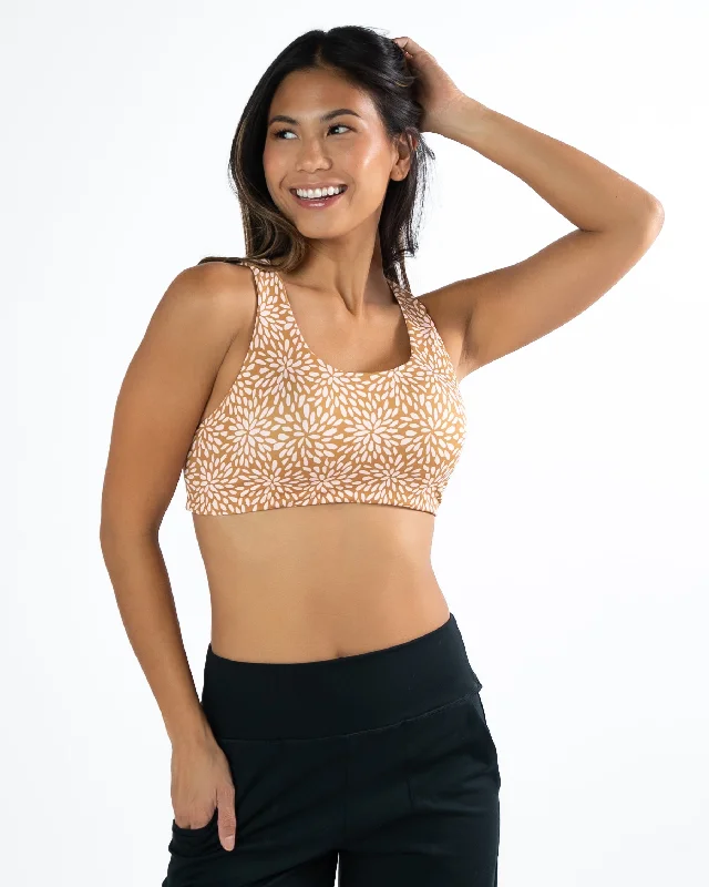 plus size convertible bras for flexibilityStrappy Sports Bra - Honeycomb Starburst