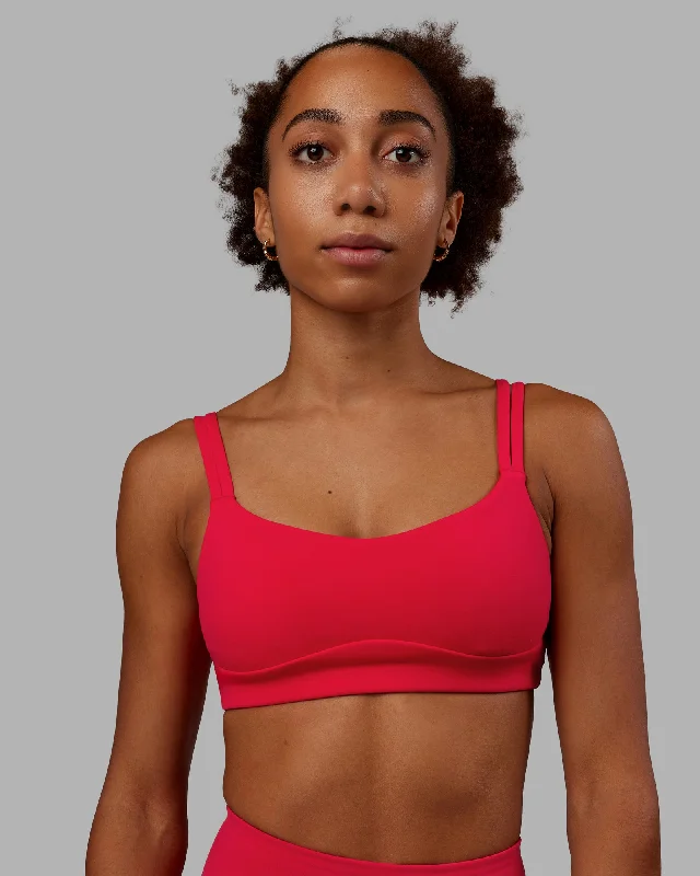 push up bras for enhanced cleavageVogue Sports Bra - Scarlet