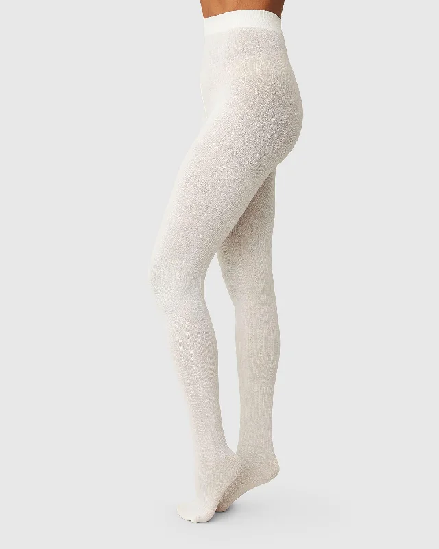 Freja Ribbed Wool Tights