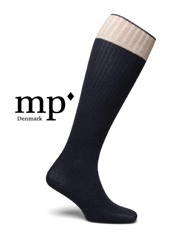 MP Denmark Sara Knee High Socks Navy 69507