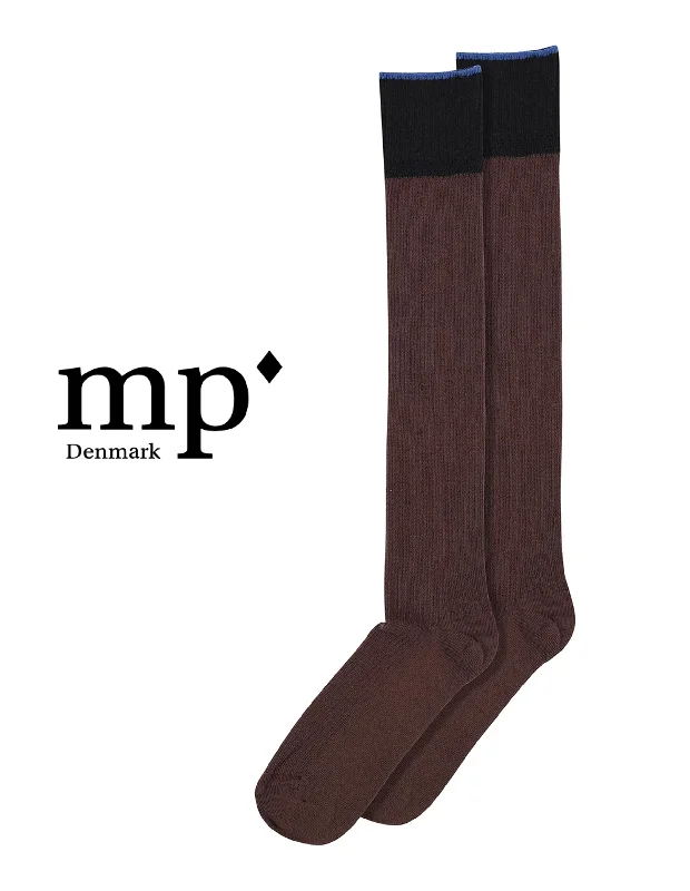 MP Denmark Sara Knee High Socks Puce Brown 69507