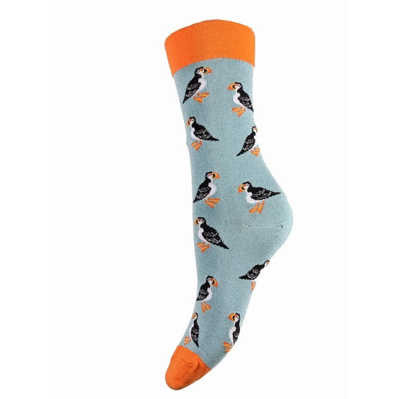 Puffin Bamboo Socks