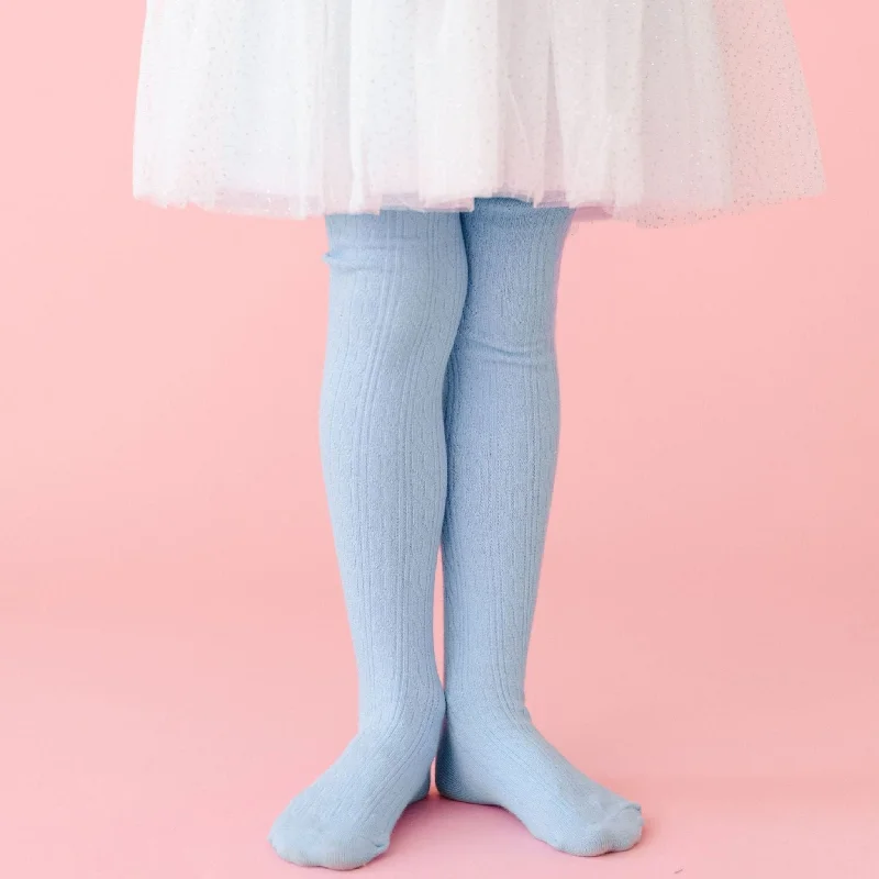 women tights with a diamond - pattern for a sophisticated styleWinter Blue Cable Knit Tights women tights with a diamond - pattern for a sophisticated styleWinter Blue Cable Knit Tights