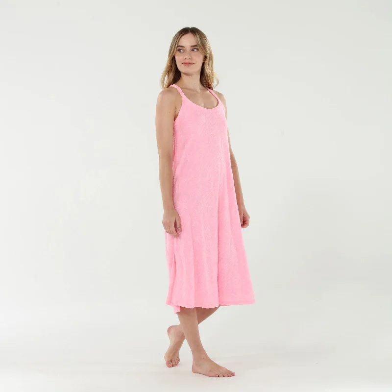 women lounge dress with a travel - friendly fabric that doesn't wrinkle easilyEasy Does It Dress in Sundown Pineapple women lounge dress with a travel - friendly fabric that doesn't wrinkle easilyEasy Does It Dress in Sundown Pineapple