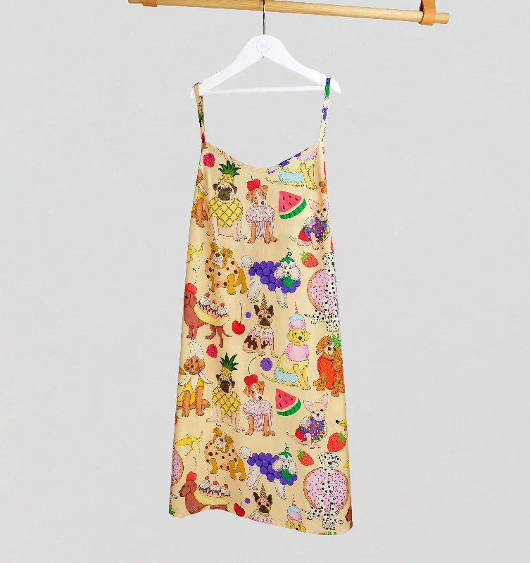 women lounge dress with pockets for added conveniencePups 'n' puddings strappy nightdress women lounge dress with pockets for added conveniencePups 'n' puddings strappy nightdress